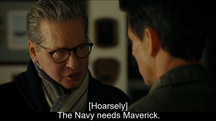 Maverick & Iceman scenes from Top Gun (2022)