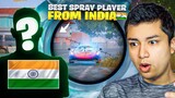 ROLEX REACTS to #1 SPRAY PLAYER FROM INDIA | PUBG MOBILE | BGMI