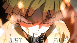 [AMV]Inspiring Scenes in Anime - BGM: JUST LIKE FIRE