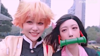 [ Demon Slayer ] Shanmi vlog cos comic exhibition record cosplay
