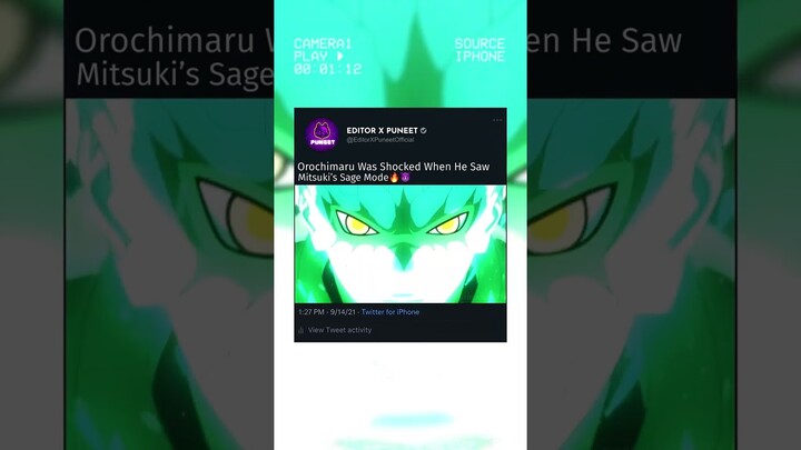 Orochimaru Was Shocked When He Saw Mitsuki Sage Mode🔥😈 |#shorts#naruto#narutoshippuden