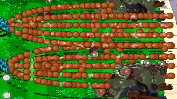 Plants vs. Zombies: Plant 20 five-line shooters and face 100 red-eyed giant zombies!