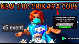 *NEW* 50,000 CHIKARA CODE| 5x EVENT IS BACK|NEW UPDATE INFO|AFS ROBLOX