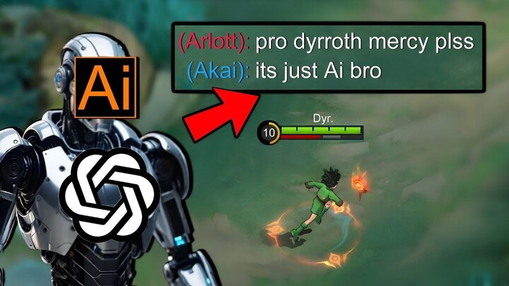 LETTING AI PLAY MY DYRROTH and WHAT HAPPENED NEXT SHOCKED ME…  - Mobile legends