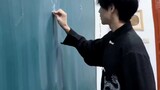 Heaven Official's Blessing written on the blackboard!