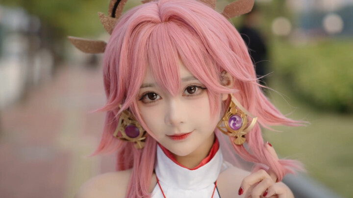 The cosplay of Yae Shenzi encountered in "Little Tianyi" Guangzhou Comic Exhibition