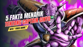 5 Fakta Menarik Tentang CAPTAIN GINYU | Dragon Ball 🔥