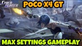 Cyber Hunter Mobile Max Settings Gameplay Using Poco X4 GT
