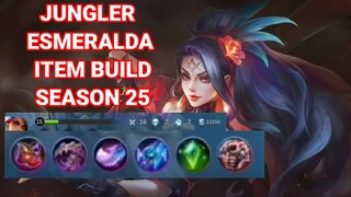 JUNGLER ESMERALDA ITEM BUILD 2022 #BiliBili Rising Creator Training Camp