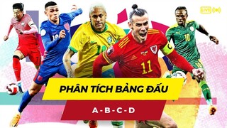 Phân tích xàm bảng đấu World Cup #1: Group A, B, C, D