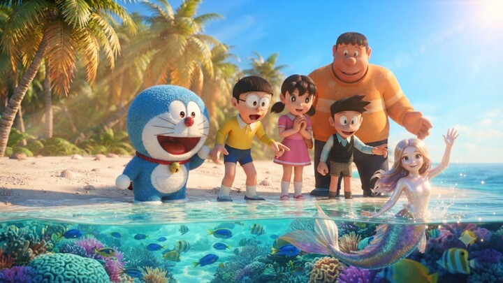 Doraemon - Petualangan ke dunia mermaid