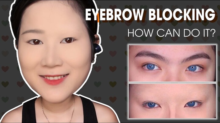 【コスプレメイク】眉毛のブロッキング /  HOW TO BLOCK YOUR EYEBROWS / 2 TIP CHE LÔNG MÀY ĐƠN GIẢN