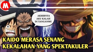 SPOILER ONE PIECE 1051 - KAIDO MERASA SENANG DI KALAHKAN OLEH LUFFY SANG PEWARIS TEKAD JOY BOY