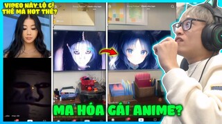 CHỊ NÀY LỘ GÌ HOT THẾ VÀ MA BIẾN THÀNH GÁI ANIME ẢO MA NOBITA SHIZUKA | HÙNG AKIRA XEM TIK TOK VN