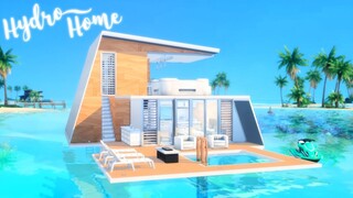 Hydro Home 🌊 🐬 | The Sims 4 Island Living | Speed Build | CC Free + Download Links