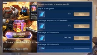 NEW! GET FREE TRANSFORMER TICKETS! NEW EVENT MOBILE LEGENDS