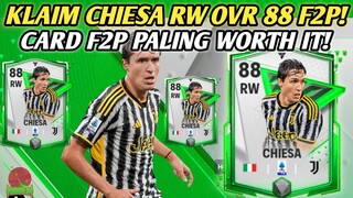 RW GRATISAN CHIESA OVR 88 INI TERLALU GG! REVIEW GAMEPLAY MODE H2H EA SPORTS FC MOBILE YUAHPLAY!