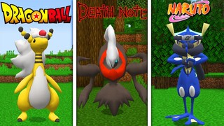 ANIMES DECIDEM MEUS POKÉMONS NO MINECRAFT PIXELMON