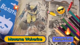 Mewarna Wolverine dari komik X-Men