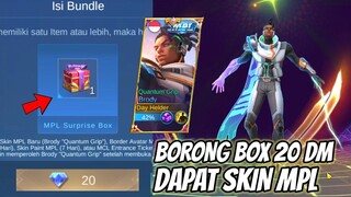 NEKAT BORONG BOX 20 DM DEMI DAPAT SKIN MURAH MPL