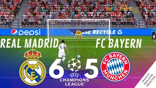 ⚽ ركلات الترجيح | ريال مدريد 6-5 بايرن ميونخ • دوري أبطال أوروبا 23/24 | محاكاة لعبة فيديو