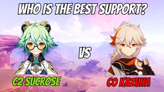 Do You Really Need Kazuha? C2 Sucrose VS C0 Kazuha {Genshin Imapct}