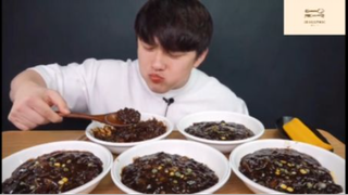 Mukbang mì tương đen #anngon