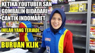 PRANK GOMBALIN KASIR INDOMARET CANTIK │VERSI YOUTUBER SAN