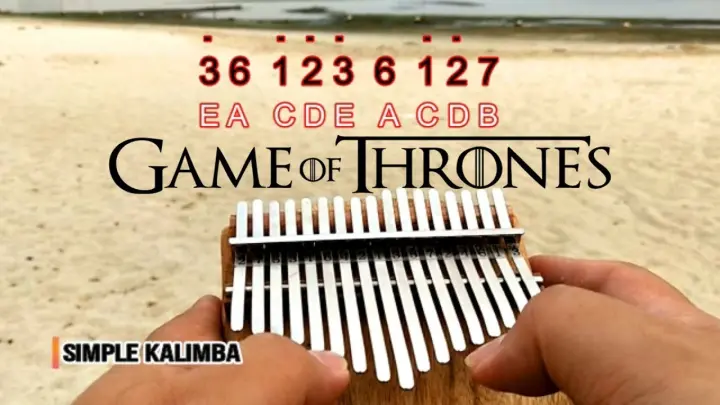 Game Of Thrones Theme Song - Kalimba Easy Practice