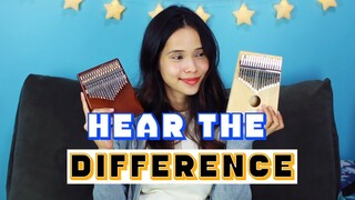 HOLLOW vs FLATBOARD kalimba | which kalimba to buy? ( with sound comparison )