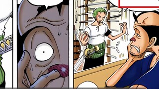 One Piece·Volume 11·Bab 97 "Generasi Ketiga Ghost Tetsu" Zoro mencoba pedangnya dan mendapatkan Ghos