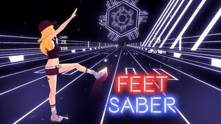 【MOD】FeetSaber - Lost in the Rhythm - Jamie Berry ft. Octavia Rose [FullBodyTracking]