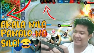 AKALA NG KALABAN PANALO NA SILA EMEL NA EMEL SILA😂 FANNY SAVES THE GAME! | MOBILE LEGENDS: BANGBANG