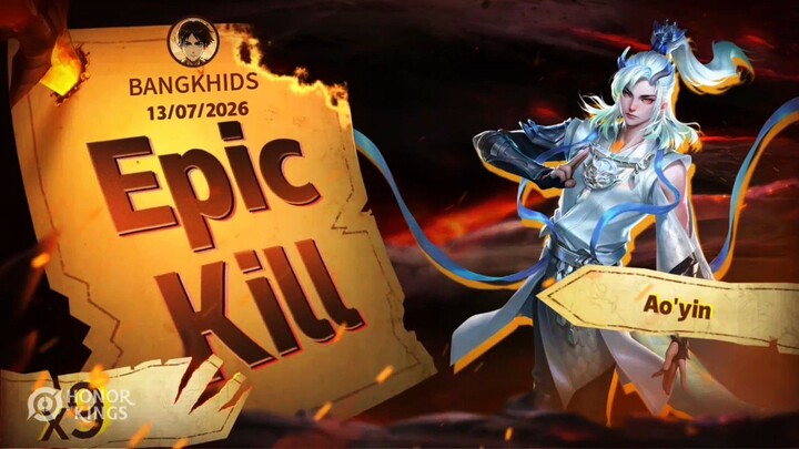 DAMAGE GILA! AOYIN 9 KILL || TOP GLOBAL 1 BEST BUILD AOYIN. HOK