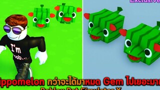 Hippomelon กว่าจะได้มาหมด Gem ไปเยอะมาก Roblox Pet Simulator X