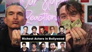 Top 10 Richest Bollywood Actors Of All Time REACTION!!