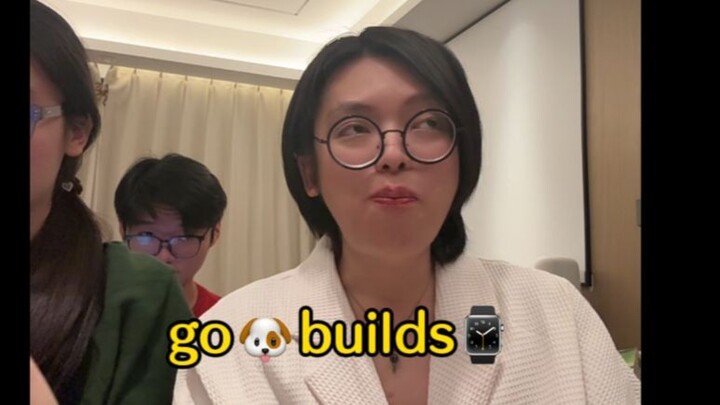 I’m just chilling with my bestie, chatting people up in our secret code.