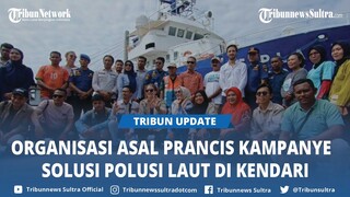 Plastic Odyssey Kampanyekan Solusi Polusi Laut Lewat Teknologi Daur Ulang Sampah Plastik di Kendari