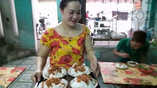 Ẩm thực Biển.chả nướng bánh cuốn.mấy anh em đi ăn sáng no bể bụng