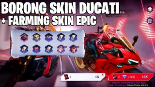BORONG SKIN DUCATI + FARMING BANYAK SKIN EPIC! MOBILE LEGENDS