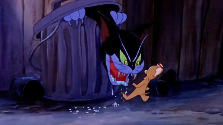 Classics are classics: Jerry accidentally falls into the kill line and gets scared back to his rural