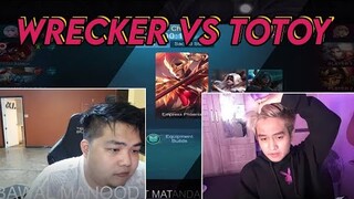 WRECKER VS TOTOY | MASYADONG MAINIT ANG LABAN