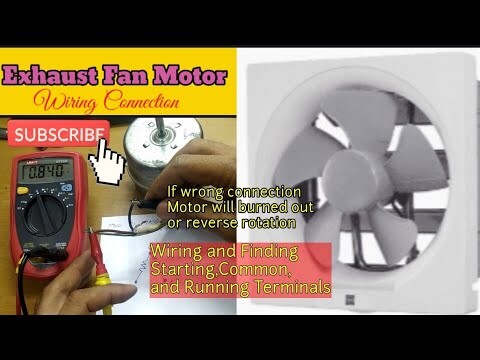 HOW TO FIND SCR OF EXHAUST FAN MOTOR / PAANO HANAPIN ANG SCR NG EXHAUST FAN MOTOR