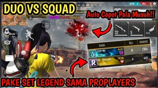 PAKE SET LEGEND FDW SAMA PROPLAYER, SAPU BERSIH KALAHARI - GARENA FREE FIRE