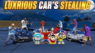 Luxry Car Stealing😱 Challenge With Shinchan😭 Doraemon  #dominator_yt  #gta5telugu #bommalu #shinchan