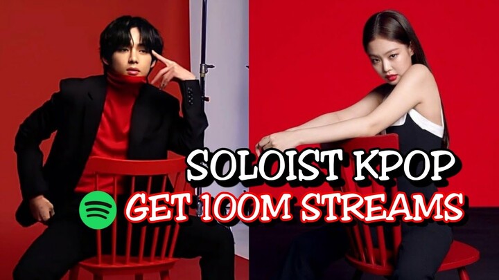 10 KPOP Soloists have a song with over 100M streams on Spotify