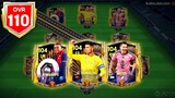 Road To 110 OVR! Ultimate Team Upgrade Ft Messi, Ronaldo, Mbappe, Belligol