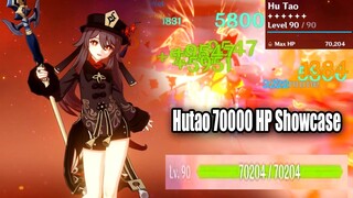 Hutao 70000 HP New World Record - This is What Max Power Blood Archon Look Like