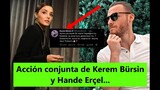 Acción conjunta de Kerem Bürsin y Hande Erçel...