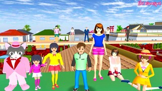 Mio Mia Jalan Di Papan Awan Ada Banjir Lava - Yuta Takut Jatuh | Sakura Simulator @Ebi Gamespot
